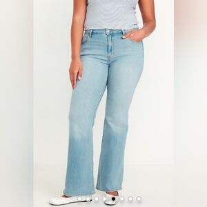 Old Navy Women's Light Blue Flare Jeans